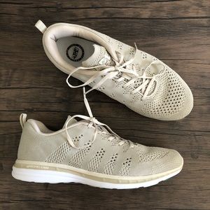 APL Athletic Propulsion Labs Techloom Pro Beige White Sneaker Women's Size 11